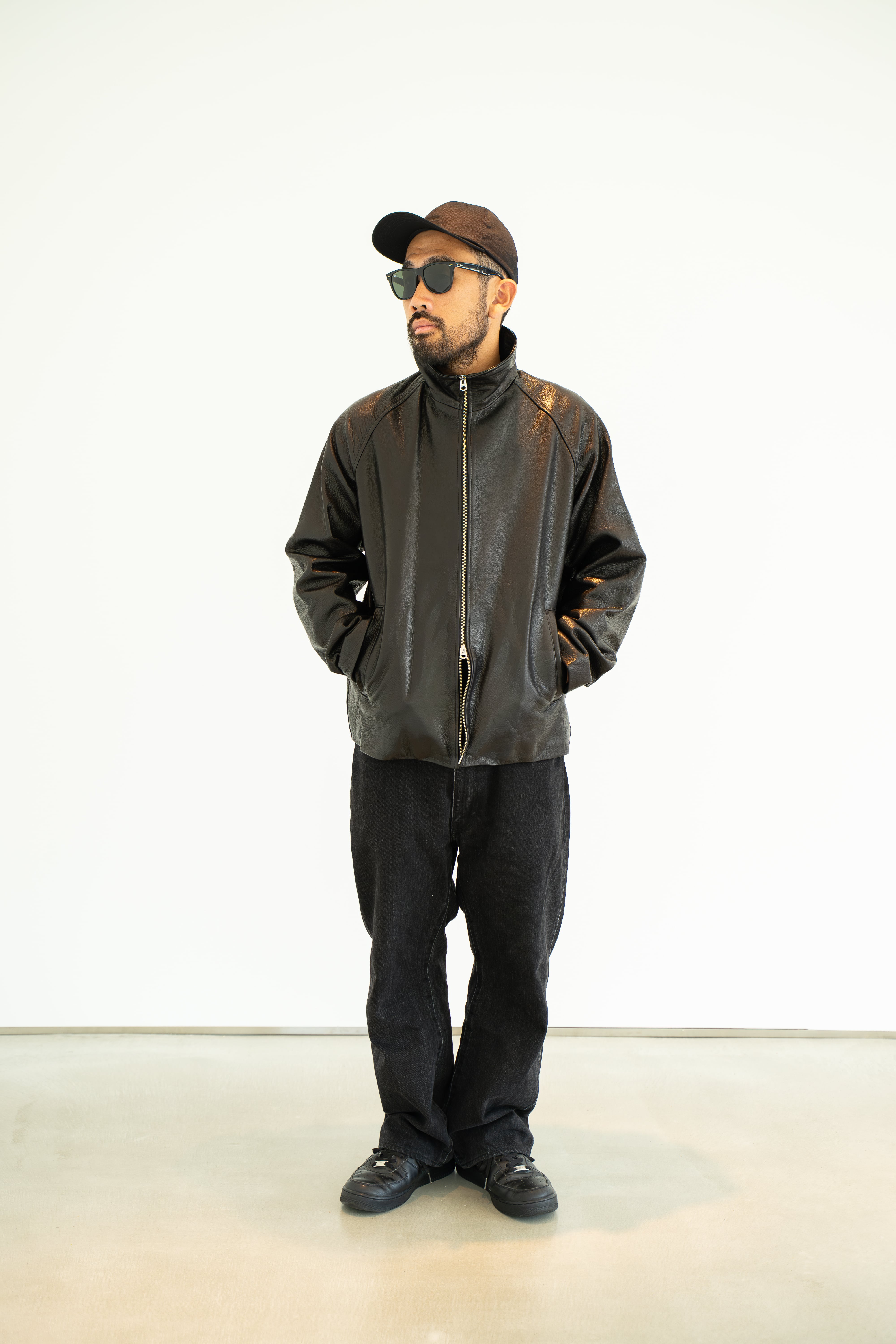 CALM】COTTON TWILL 6 PANEL CAP（black） | CALM