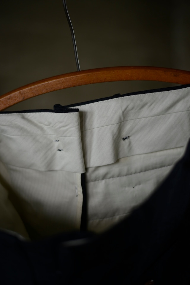 NICENESS / T.DICKENS WOOL CAVALRY TWILL RESIZED TROUSERS