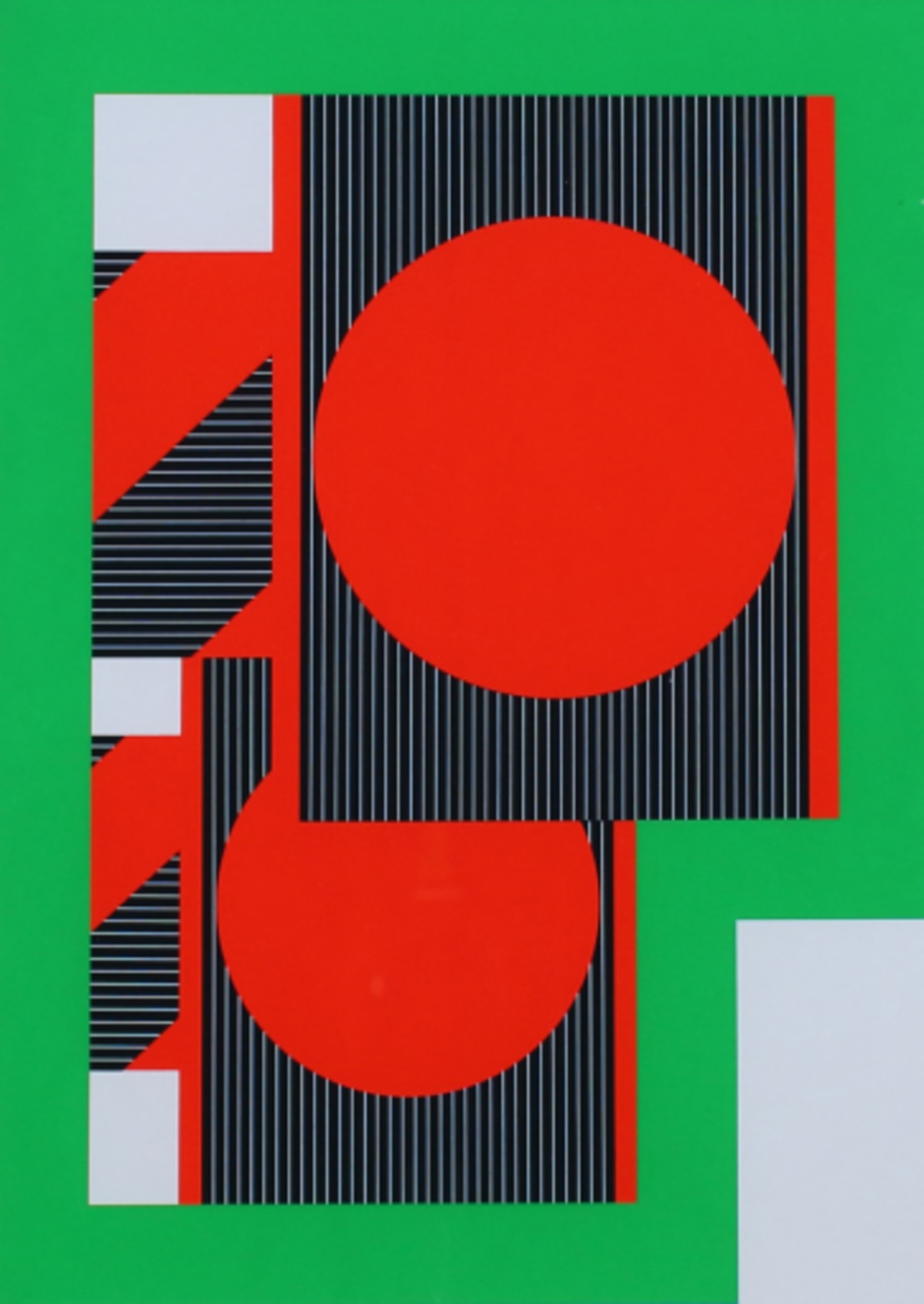 菅井汲 シグナルB No.111 シルクスクリーン11/150 | Kawata Gallery