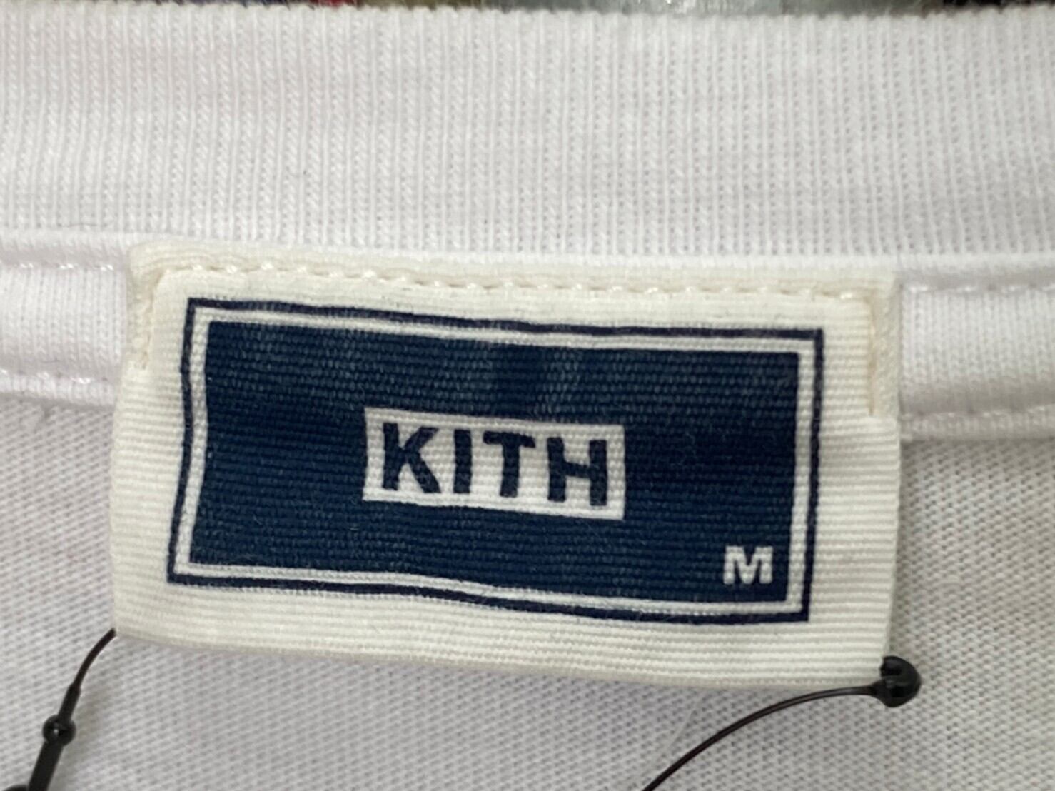 kith blue tile classic logo tee