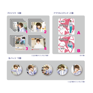 【イベント会場特典付き】TRY-OUT! 第4回 保住有哉さん柄 グッズセット