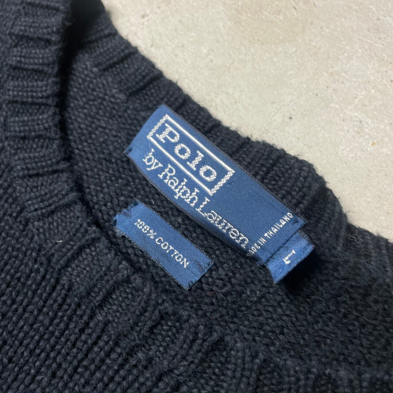 90年代 Polo by Ralph Lauren ポロバイラルフローレン コットンニット