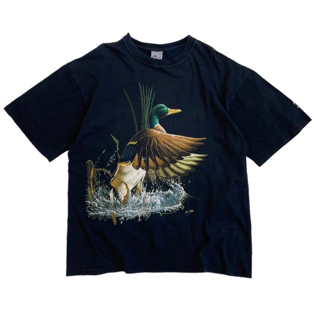 USED 90's Harlequin ng DUCK tee - black