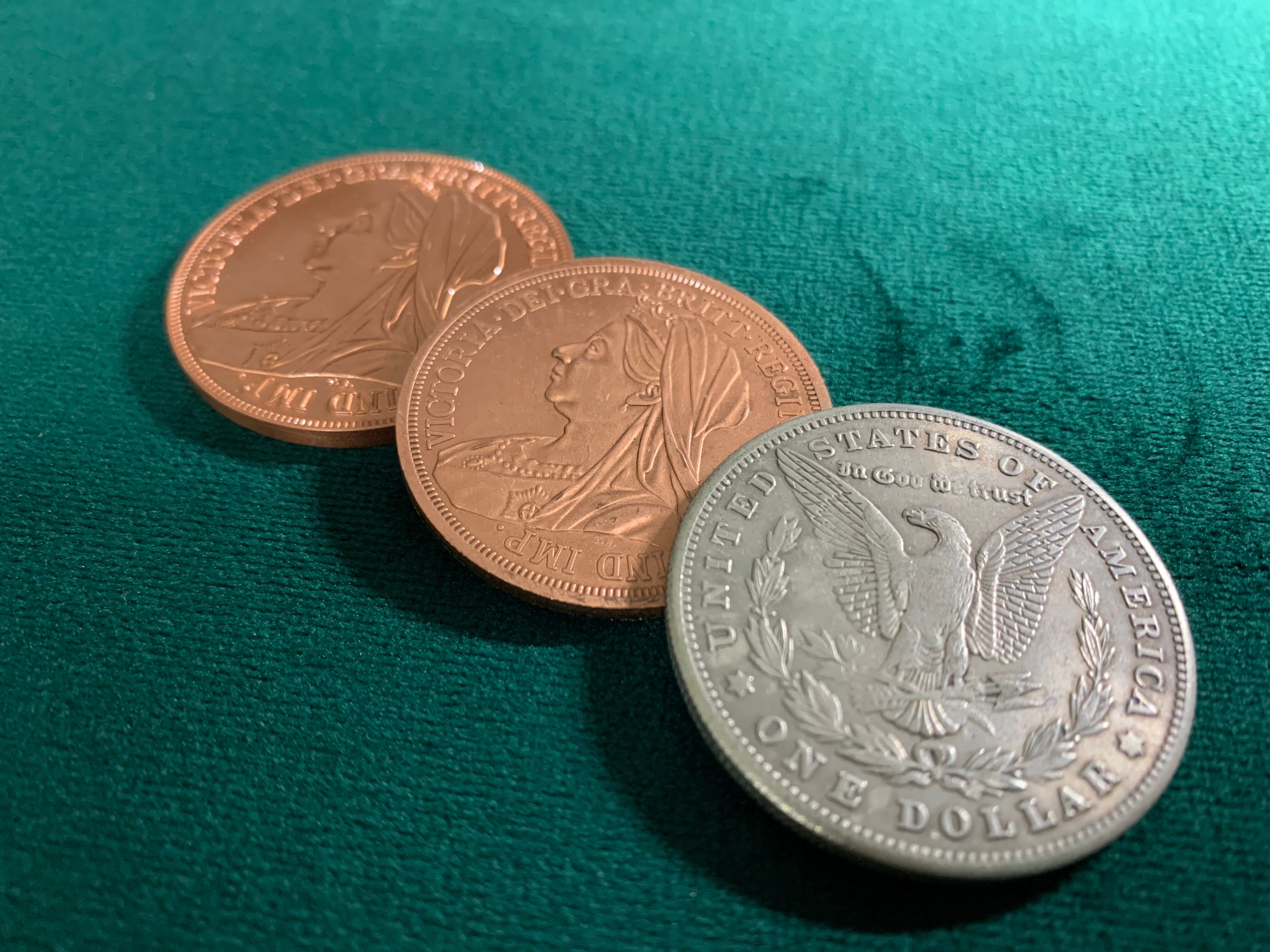 ☆新500円玉と10円バージョン☆スコッチアンドソーダ☆ギミックコイン