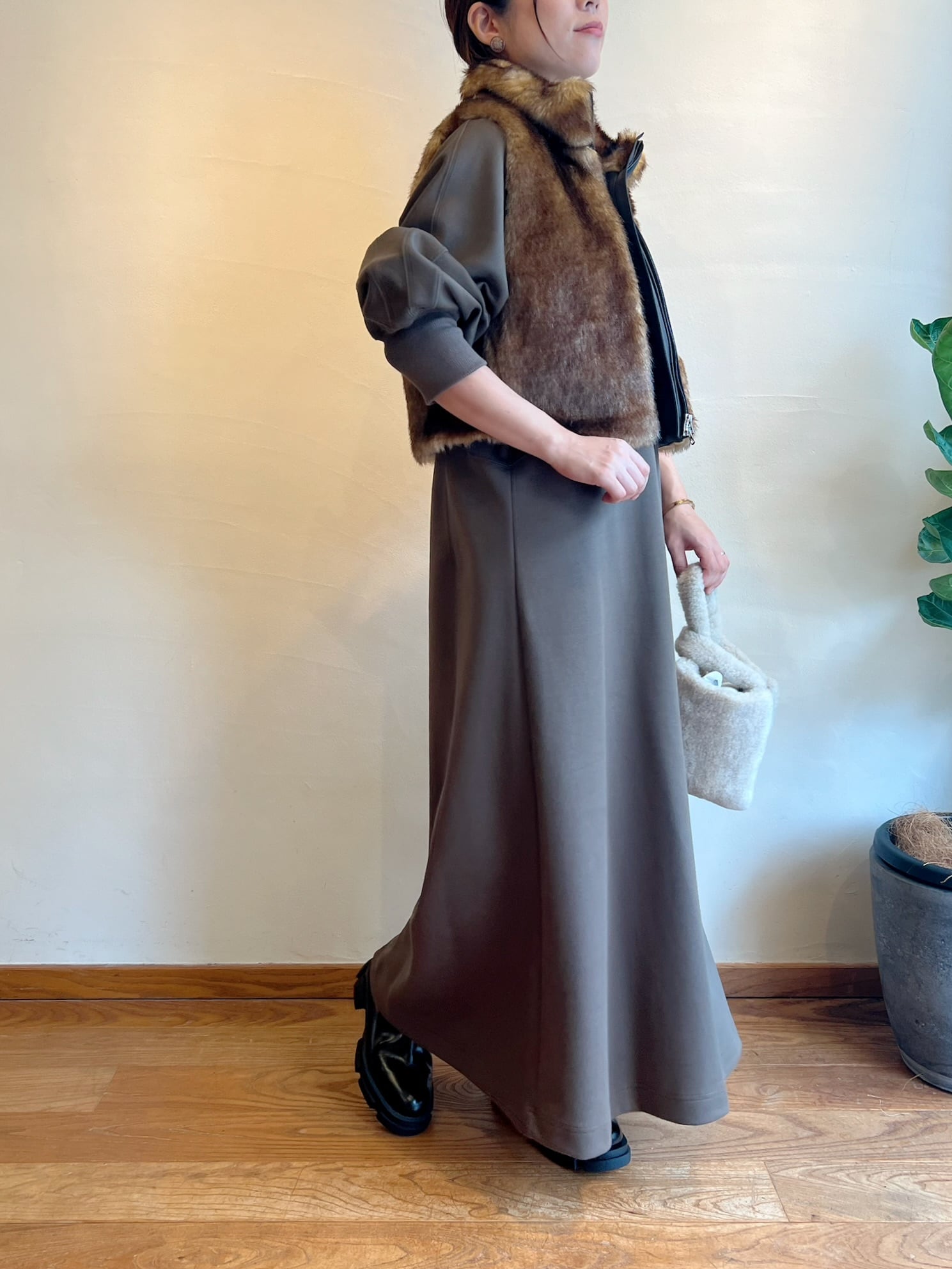 TICCA / ミンクファーベスト | anouk