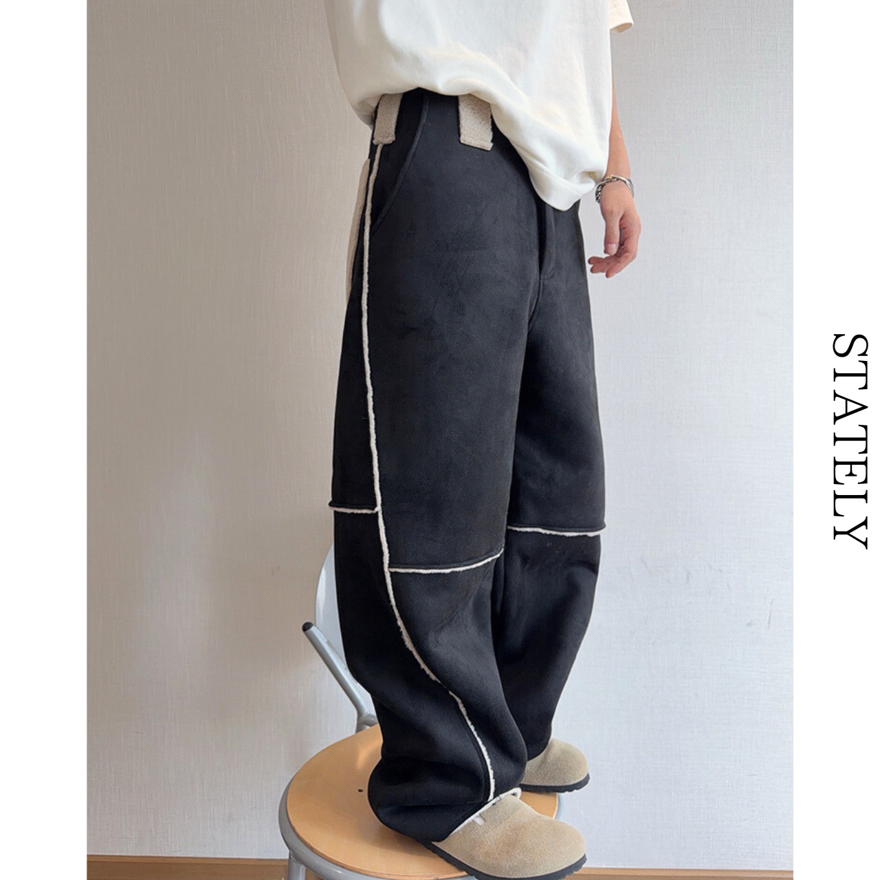 Heavy Fleece Lined カジュアルパンツ_B09・画像11