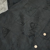 Batik BAY jacquard weave pattern aloha shirt