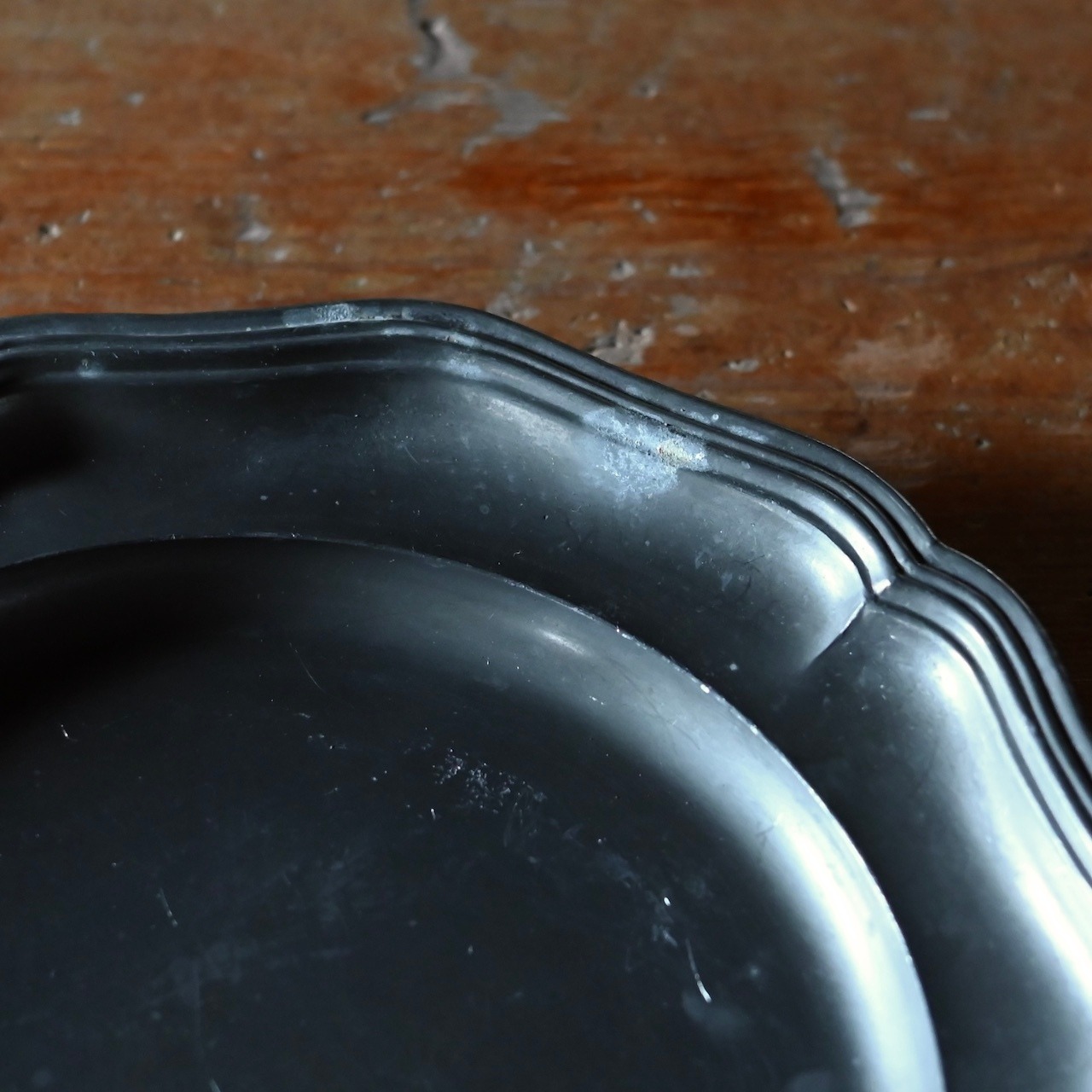 Pewter Plate / ピューター プレート〈 お皿・エタン・収納・店舗什器・食器・アンティーク・ヴィンテージ 〉114005