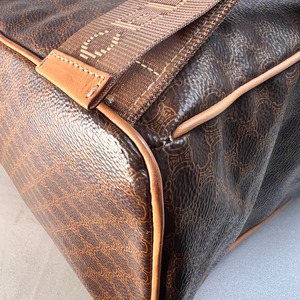 CELINE セリーヌ マカダム レザー バックパック・リュック ブラウン A-12929