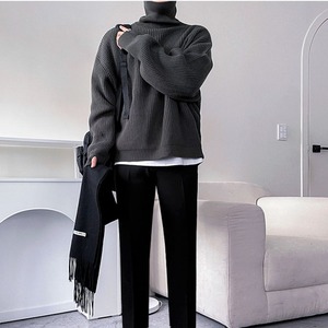 ボトルネックベーシックニット　MT0080367