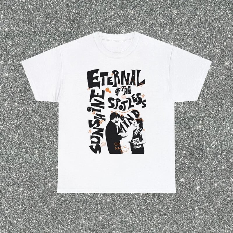 夏エターナルサンシャインプリント Y2K スローガン Tシャツ男性 夏エターナルサンシャインプリント Y2K スローガン Tシャツ男性