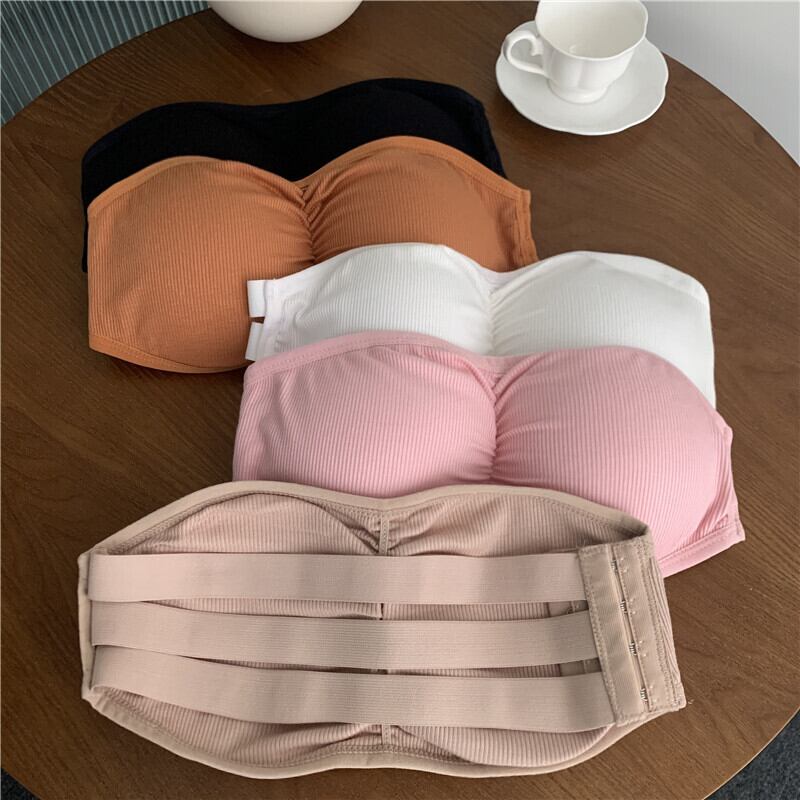 リング サマースタイル薄手ストラップレストップス ブラ レッド 夏物 指輪 YY-ファッション99921202951