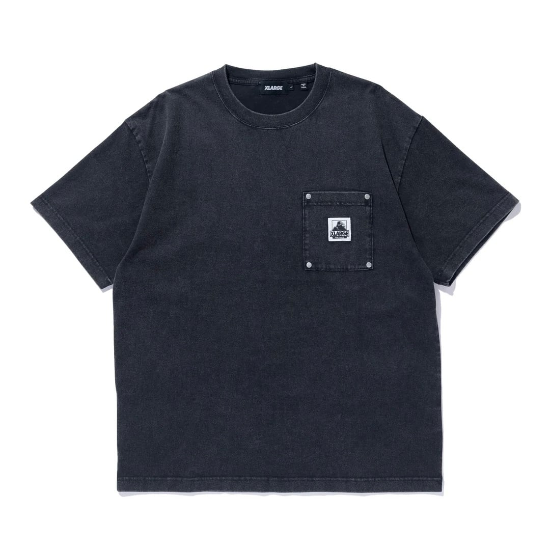 【XLARGE】OG S/S POCKET TEE / BLACK【エクストララージ】