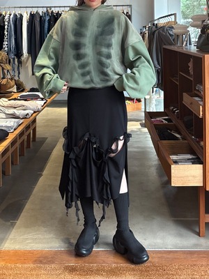 【26AW | WOMEN】AVAVAV アヴァヴァヴ / フーディー / X-Ray Organza Hoodie