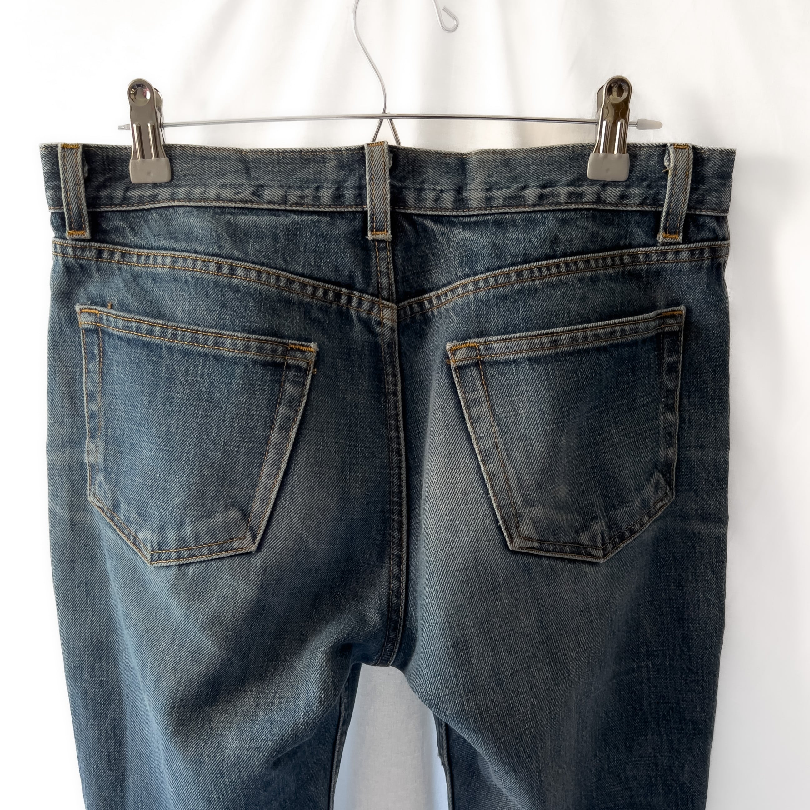 helmut lang” produced in 1998 本人期 classic raw denim ヘルムート