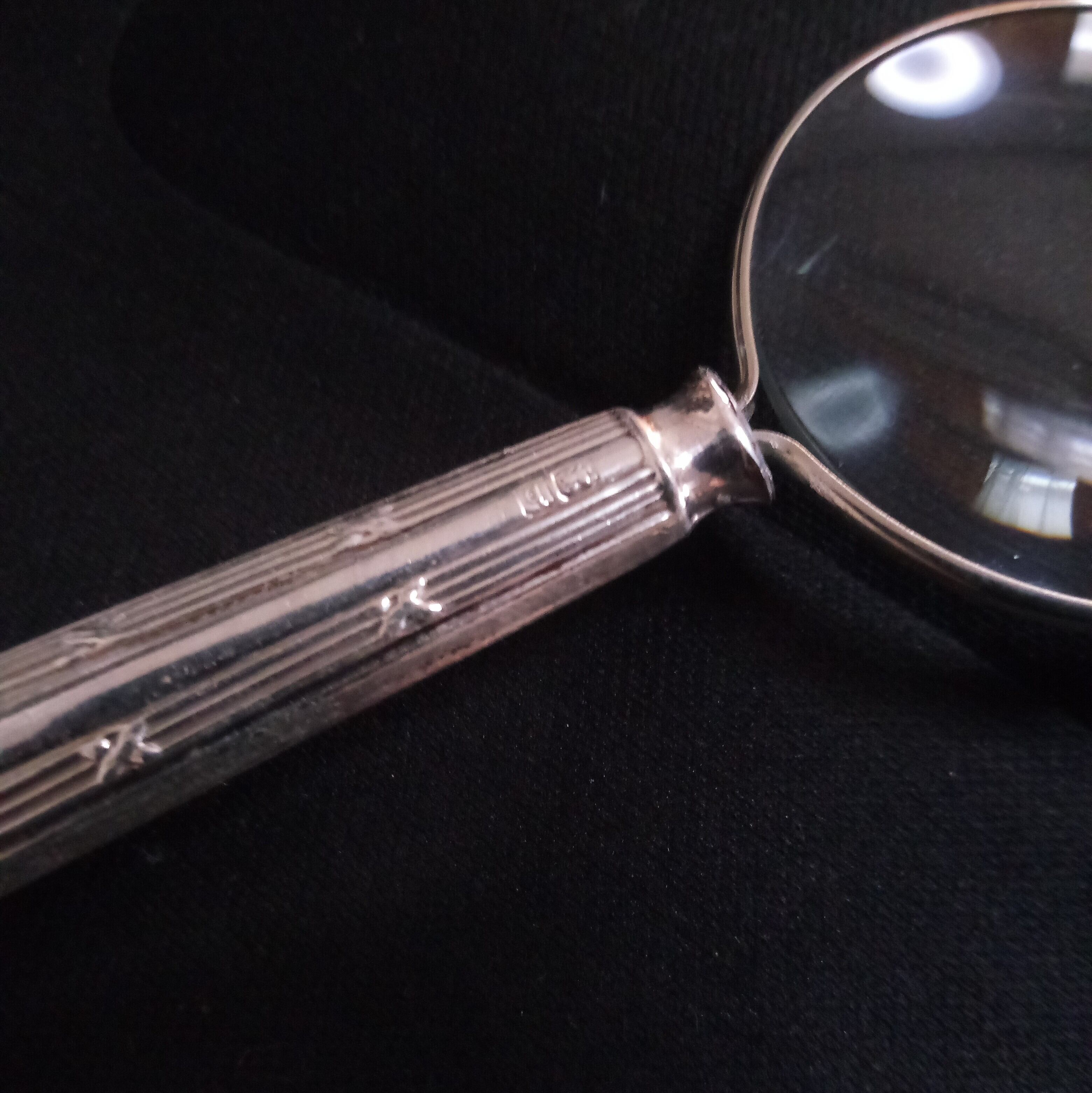 Sterling Silver Handle Loupe UK 1919 | Antico