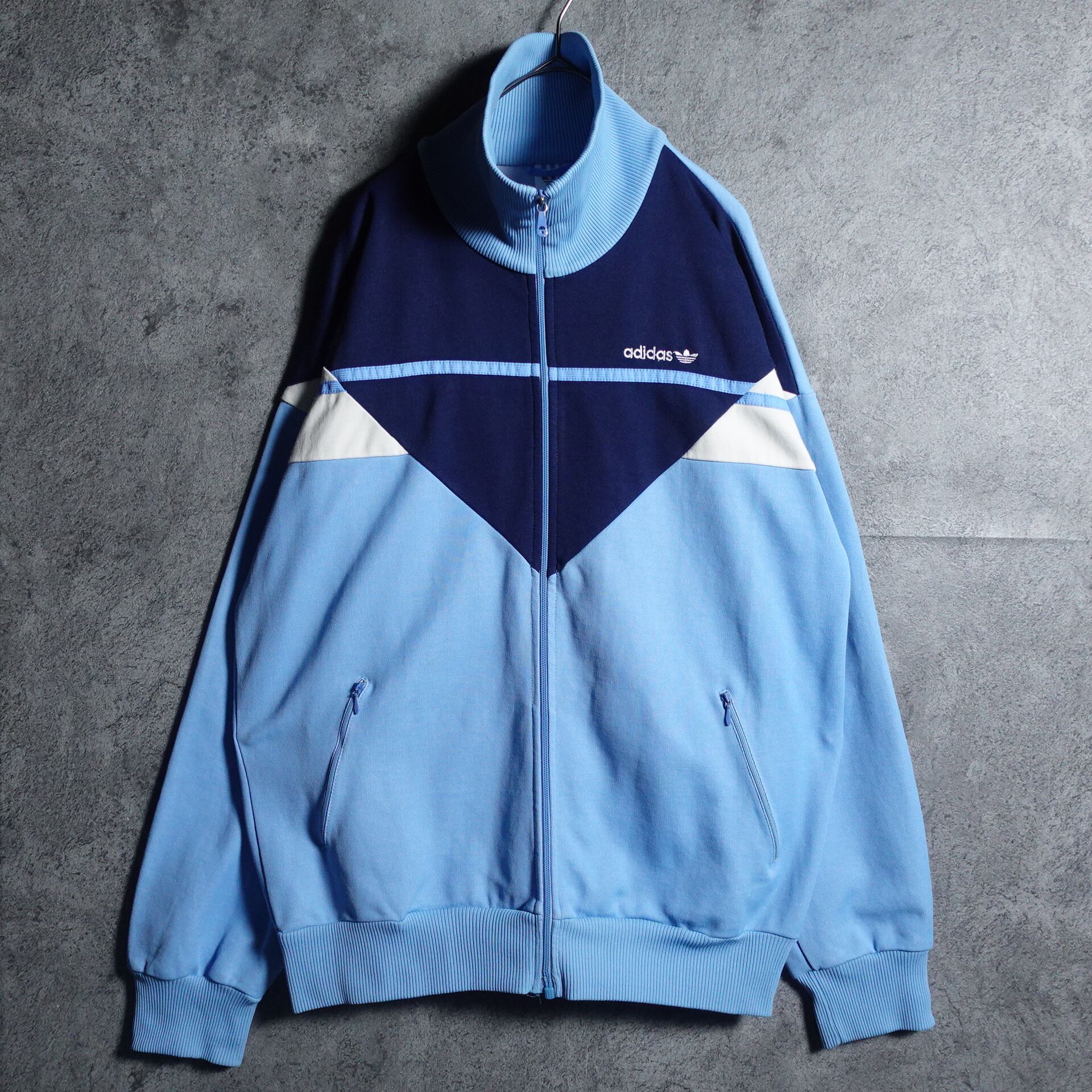 80s “adidas” Embroidered Logo Design Track Jacket