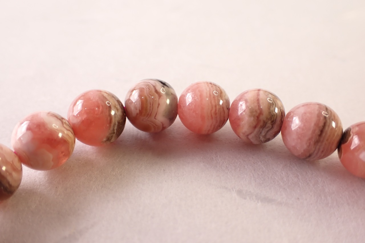 ロードクロサイトブレスレット　 [D12‐122]