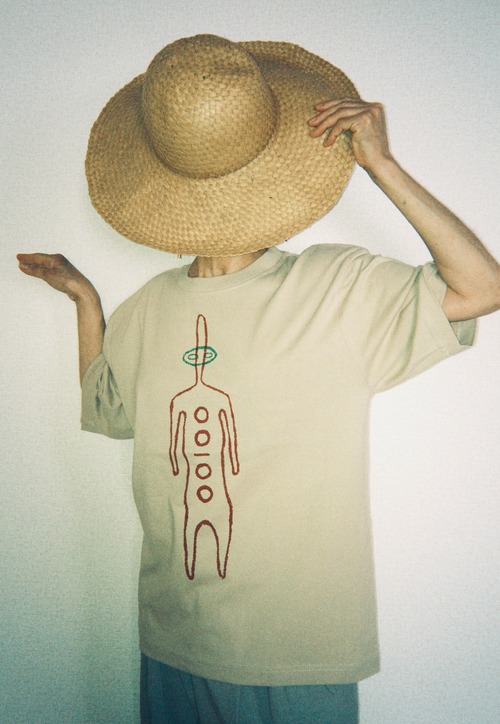 OOIOO人 / OVER SIZED T / Sand Beige