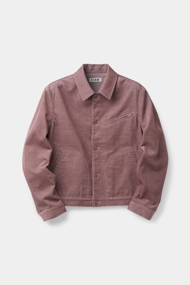 [COOR] Corduroy Multi Pocket Shirt Jacket (Indie Pink) 正規品 韓国ブランド 韓国通販 韓国代行 韓国ファッション クール クーア クアー 日本 店舗