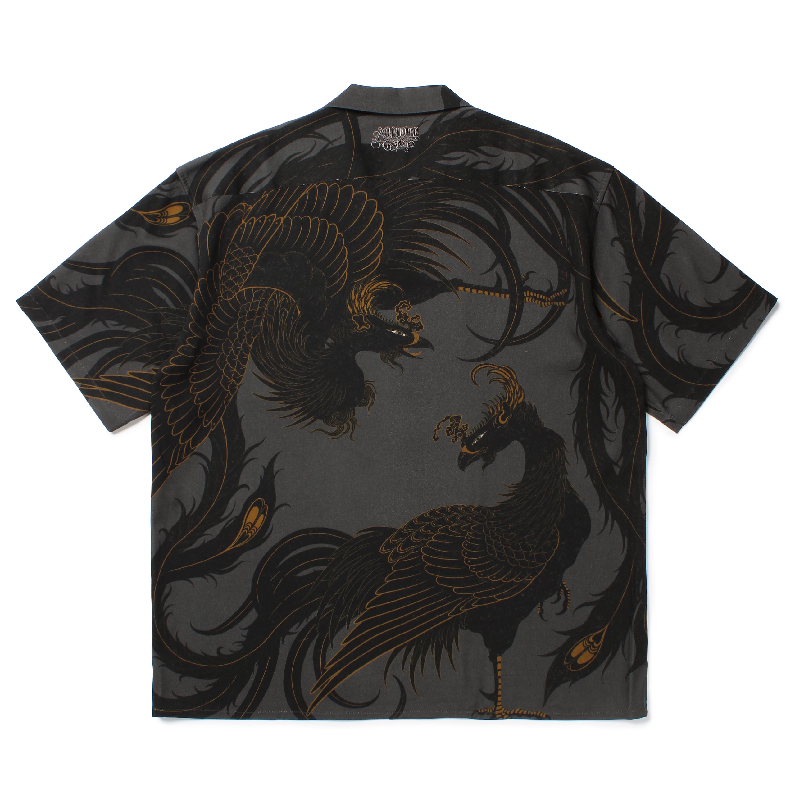 GAKKIN × BUDSPOOL 黒瑞鳥 HAWAIIAN SHIRT | APHRODITEGANG HOLDINGS