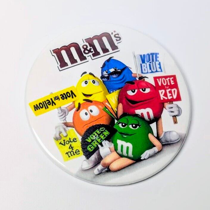 再入荷！送料無料！ 【m&m's（エムアンドエムズ）】☆BIG缶バッジ