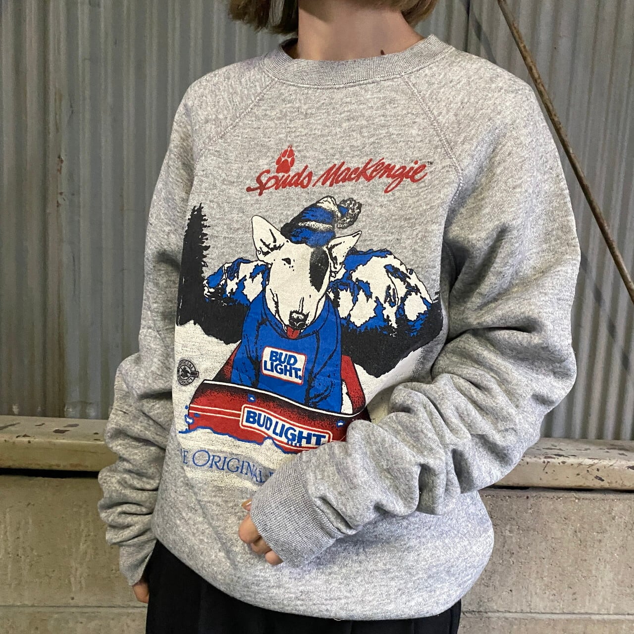 80年代 USA製 ビンテージ BUD LIGHT バドライト Spuds MacKenzie 