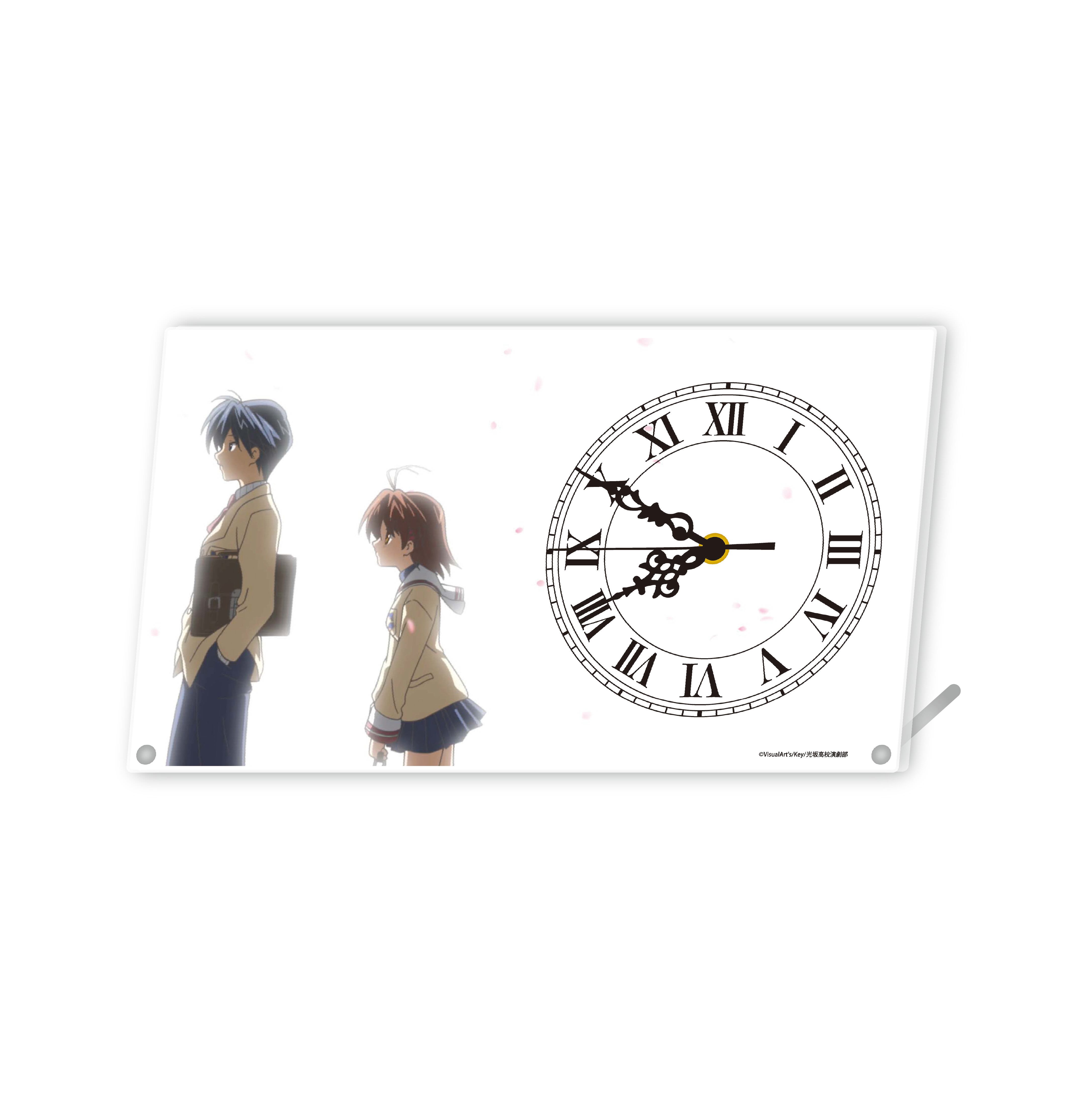 アクリル時計　時を刻むアクリル時計　CLANNAD　クラナド　Key　古河渚 uwashop （ウワショップ） 漫画・アニメ・ゲームのキャラクターグッズ