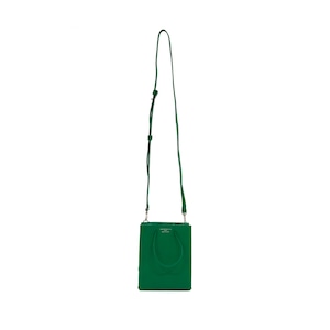 Leather Paper Bag Mini - Green