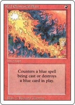 MTG《赤霊破/Red Elemental Blast(3ED)》英語