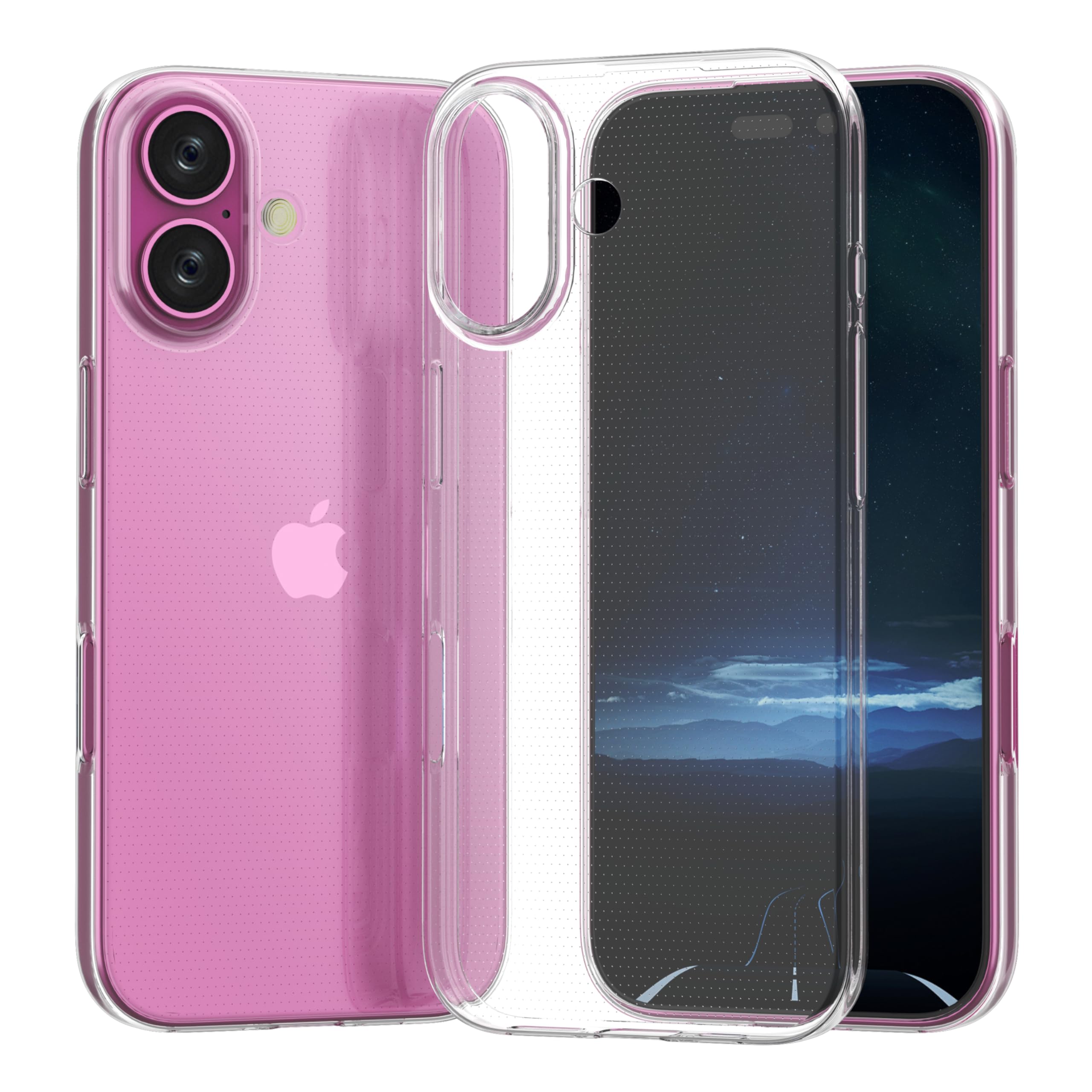 BENEFIQ iPhone 17 用 薄型 軽量 透明 シンプル クリア ケース アイフォン ソフト カバー iPhone17 用