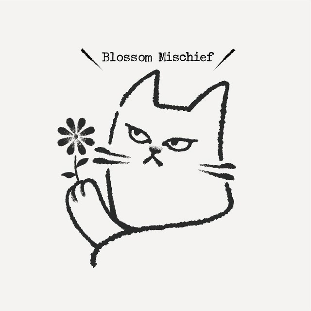 【Blossom Mischief(ブロッサムミスチーフ)】クローバーとクラッククォーツ のシックなヘアクリップ