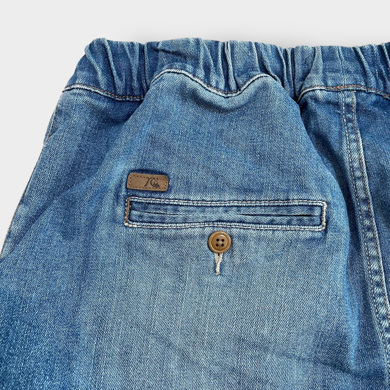 Quiksilver デニム ジョガーパンツ イージーパンツ アウトドア クライミングパンツ ジーンズ ジーパン スリム クイックシルバー スケボー ボード S US古着