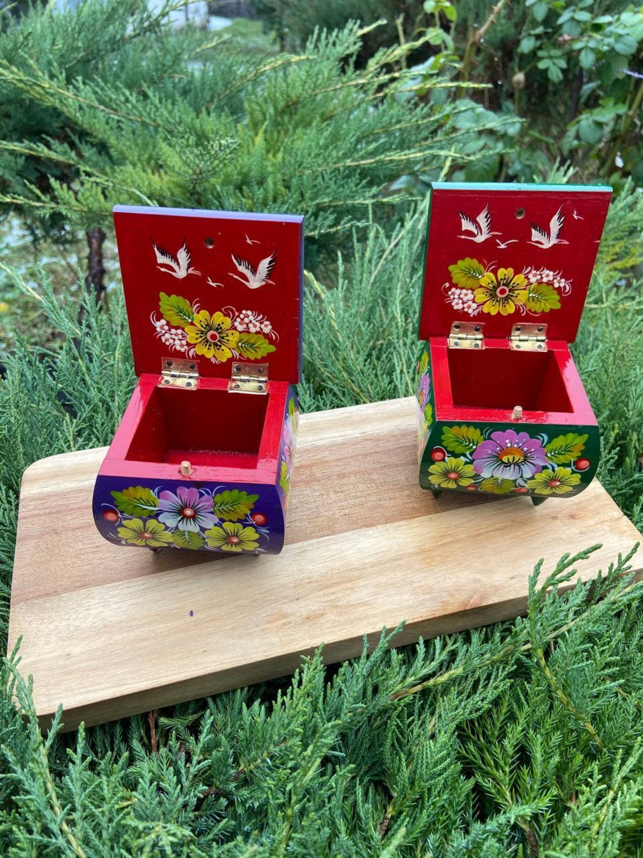 ペトリキフカ・ジュエリーボックス 9cm（ホメンコ） - 17