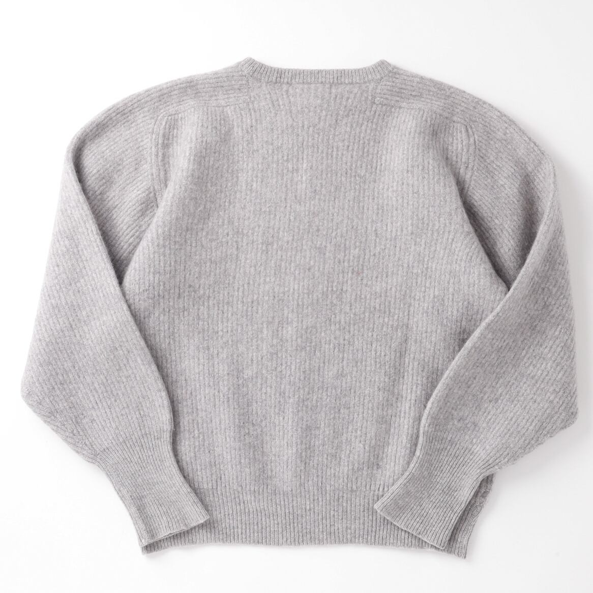 【美品 現行】エルメス　カシミヤ100 長袖　モックネック　ニット　アイボリー 極美品】Hermes cashmere Knit sweater made in Great Britain（UK
