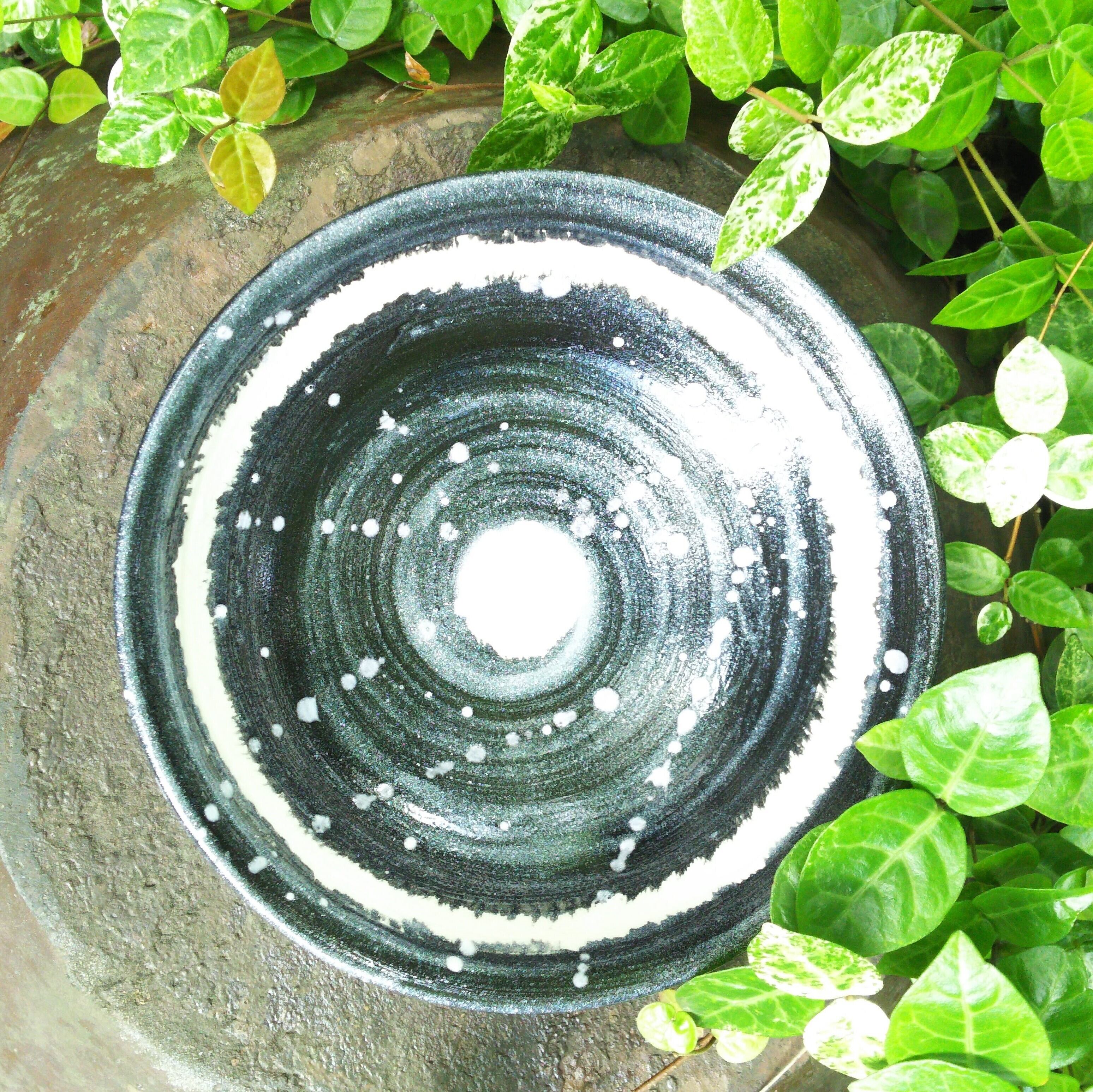 秀島窯作　光彩釉　銀河　小鉢　（ホワイト）