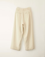 DU250501 linen like wide straight pants【T sizeあり】【Re Stock】【残り僅か】