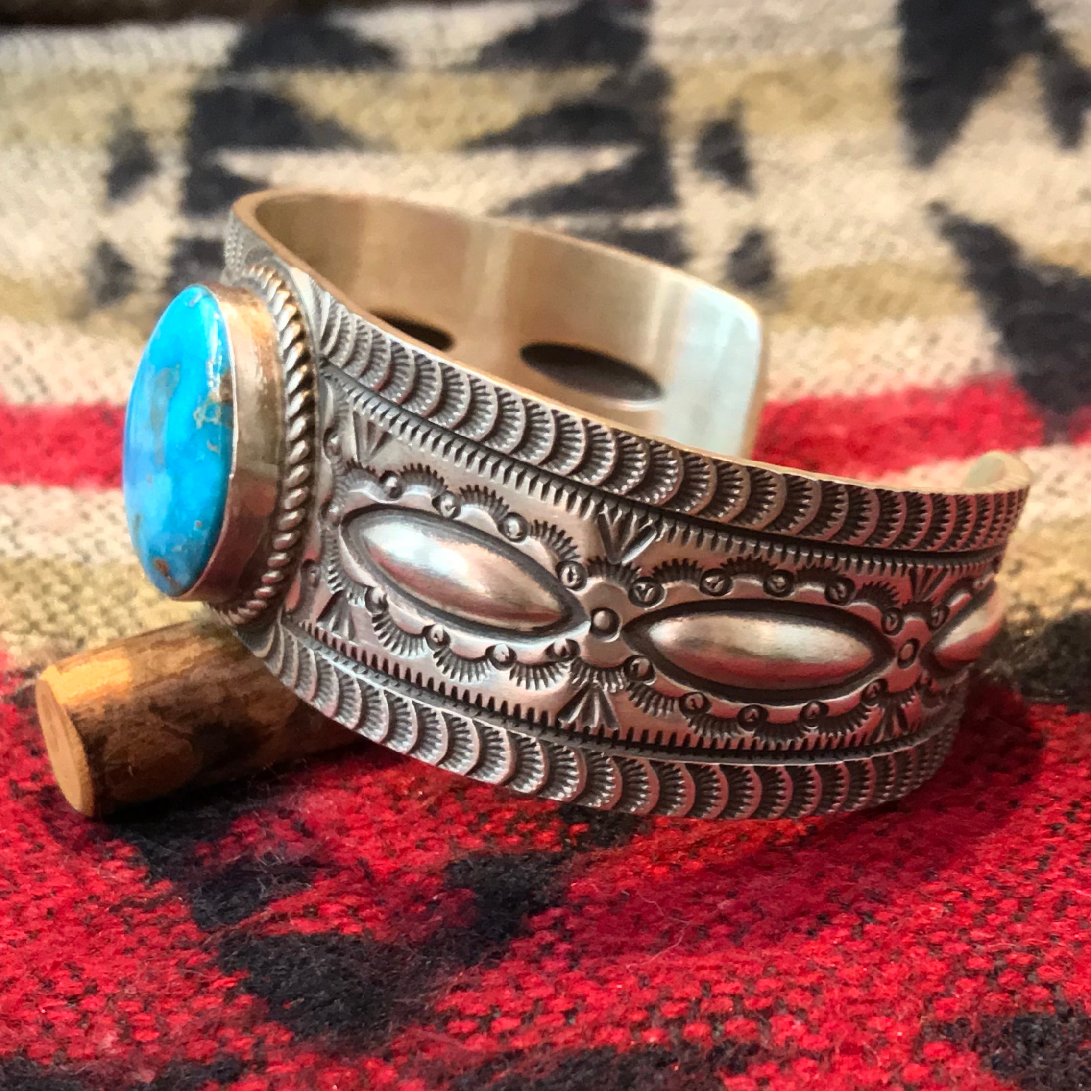 Herman Smith / スタンプワーク / モレンシー ターコイズ / NAVAJO  