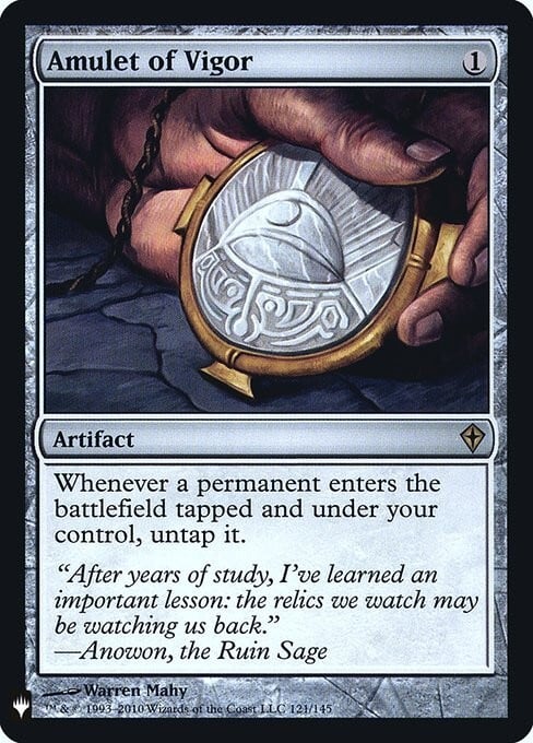 MTG《精力の護符/Amulet of Vigor(MB1)》英語 ザ・リスト Foil | PAY ID