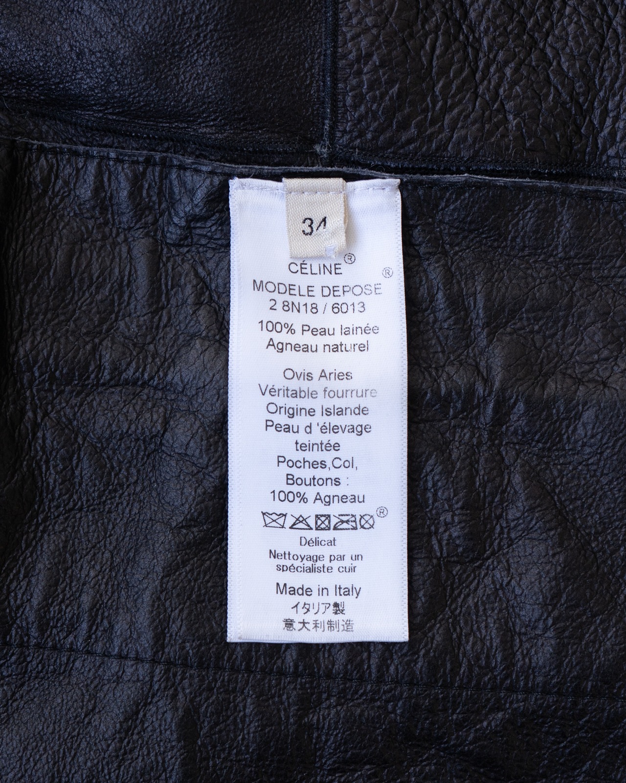 〈CÉLINE by phoebe philo〉Long boa coat