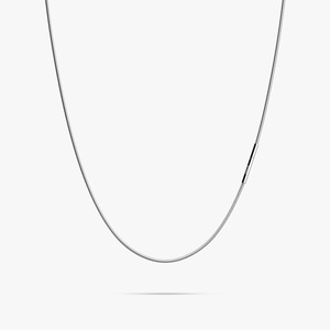 one line snake necklace (silver) #n104