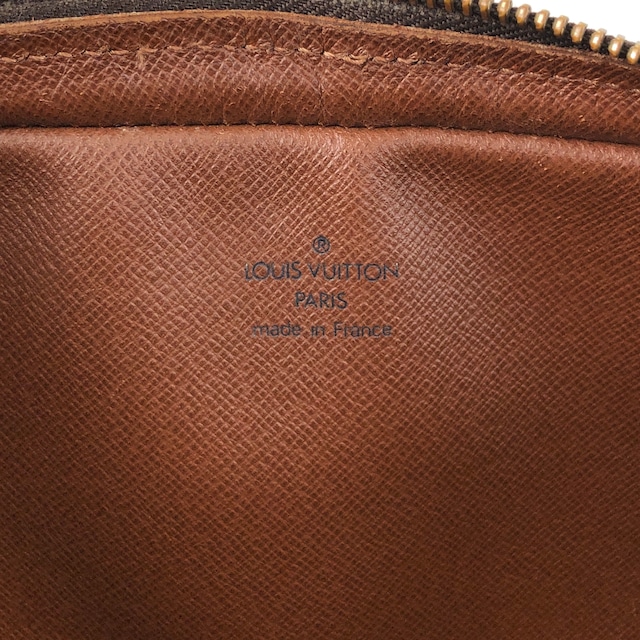 LOUIS VUITTON ルイヴィトン モノグラム ショルダーバッグ ブラウン PVC レザー vintage ヴィンテージ オールド u4jnak