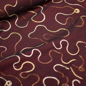 wave chain stitch design shirt