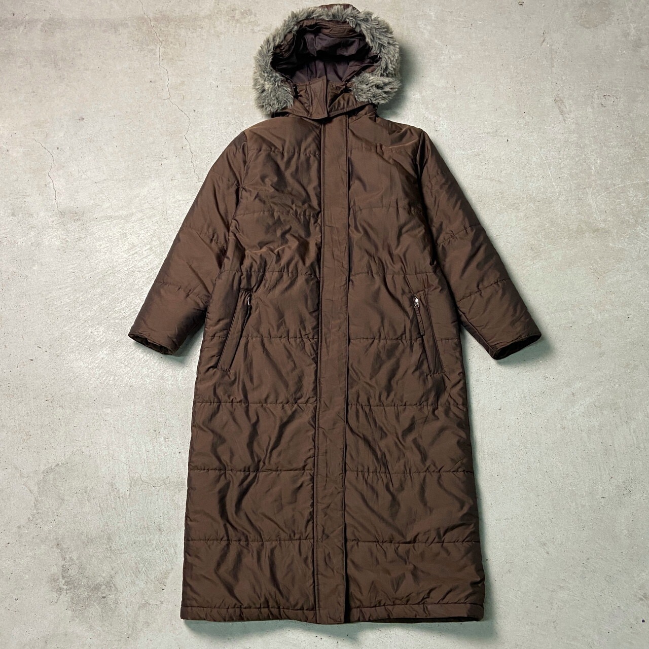 90年代 L.L.BEAN エルエルビーン フェイクダウンコート レディースL 