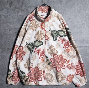 “alfred dunner” ornament motif fleece jacket