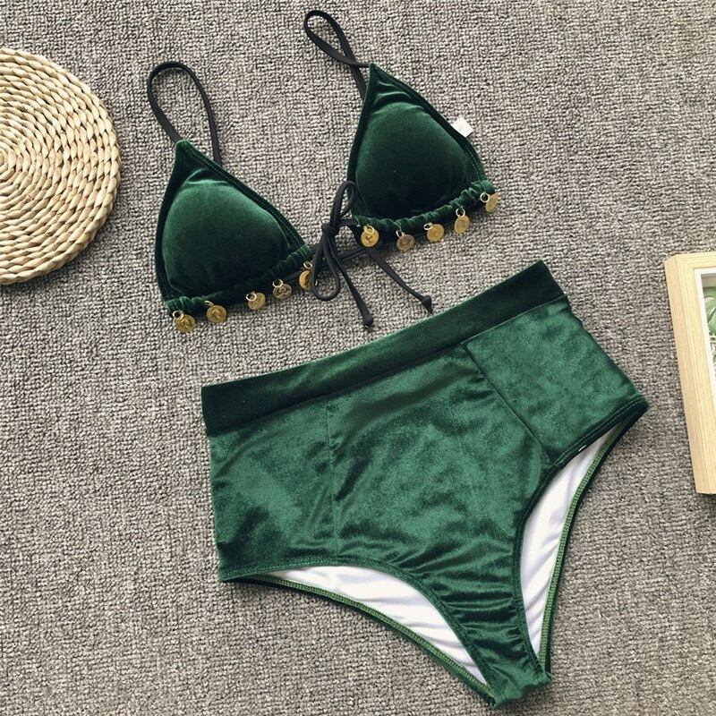 【pharfaite】Velvet/ベロア素材ビキニ Paradis】Velvet/ベロアセットアップ