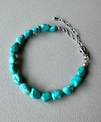 OVER THE DAY TOKYO | NATURAL TURQUOISE BRACELET MADE IN JAPAN (TRQ) OTDT-110A