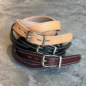 ベルト 1インチ シングルステッチ カウハイド