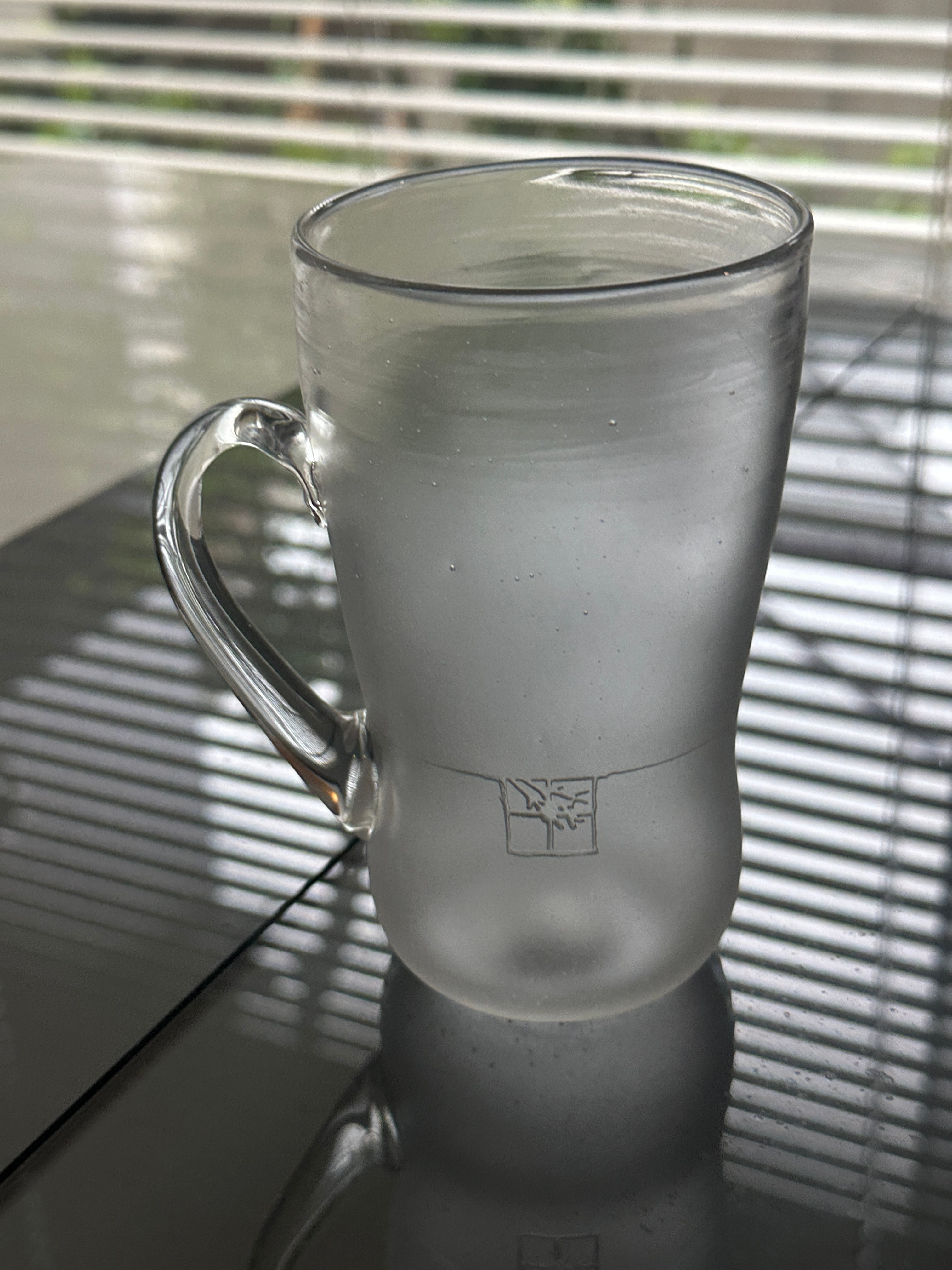 ビアグラス 「まどべ」輪島明子 Akiko Wajima