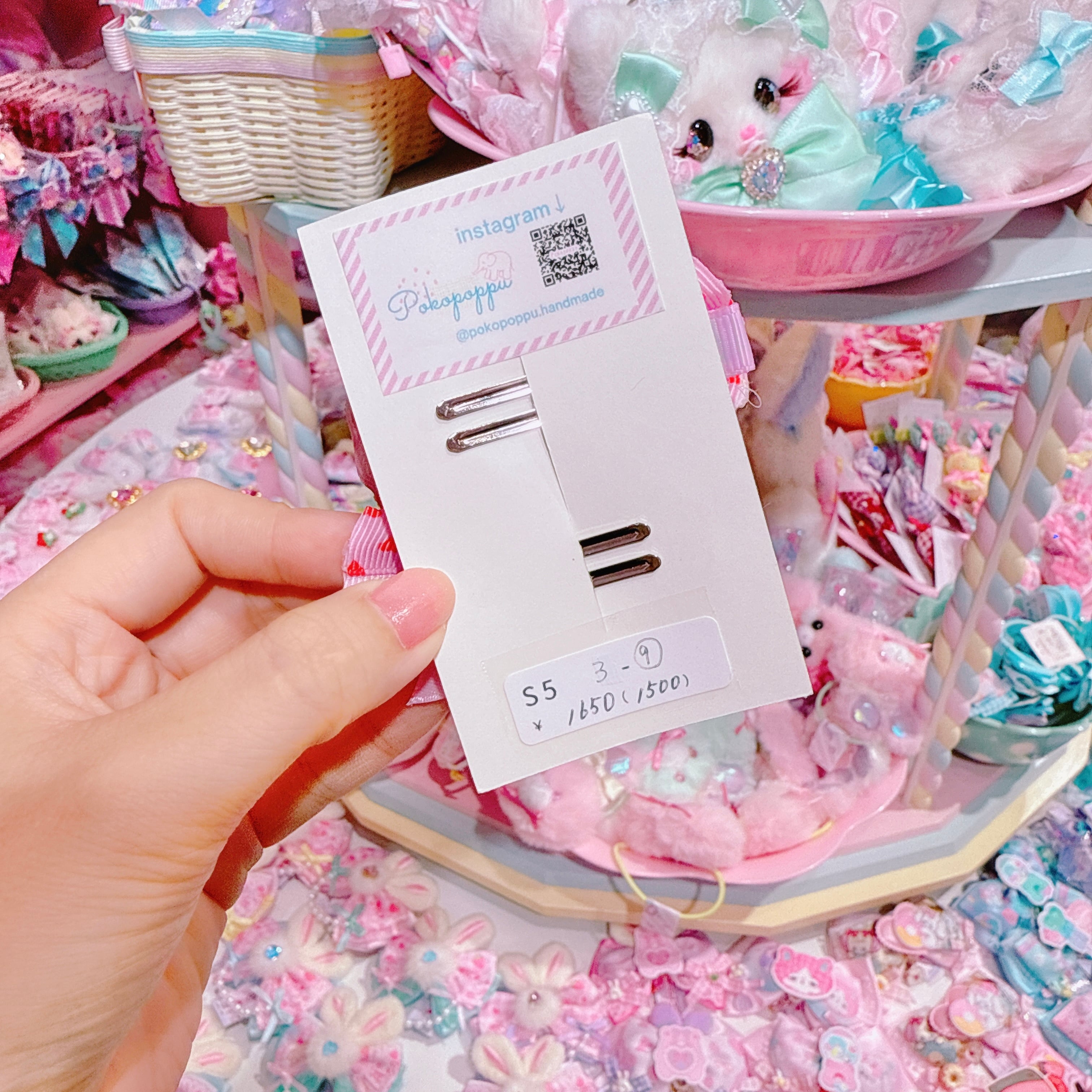 【S5】3-9ツインヘアクリップ